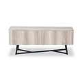 Ukiah Grey Oak 2 Door Low Unit from Roseland Furniture