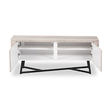 Ukiah Grey Oak 2 Door Low Unit from Roseland Furniture