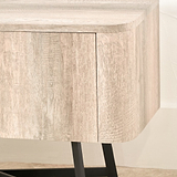 Ukiah Grey Oak 2 Door Low Unit from Roseland Furniture