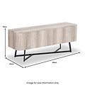 Ukiah Grey Oak 2 Door 2 Drawer Sideboard from Roseland Furniture