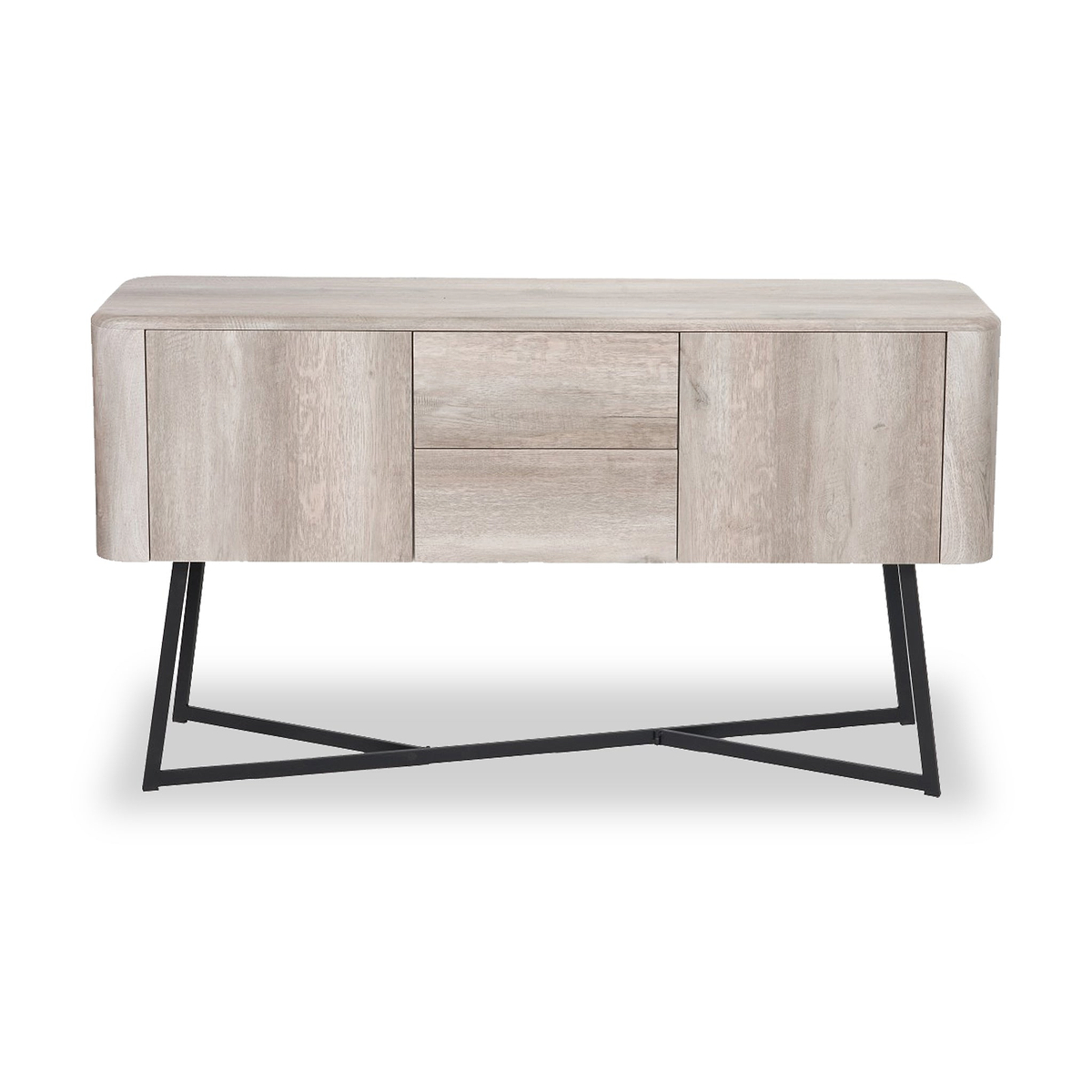 Ukiah Grey Oak 2 Door 2 Drawer Sideboard from Roseland Furniture