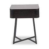 Ukiah Black Ash 1 Drawer Unit from Roseland Furniture
