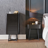 Ukiah Black Ash 1 Drawer Unit from Roseland Furniture