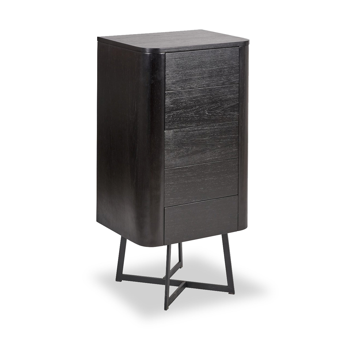 Ukiah Black Ash Tallboy from Roseland Furniture