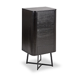 Ukiah Black Ash Tallboy from Roseland Furniture