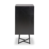 Ukiah Black Ash Tallboy from Roseland Furniture