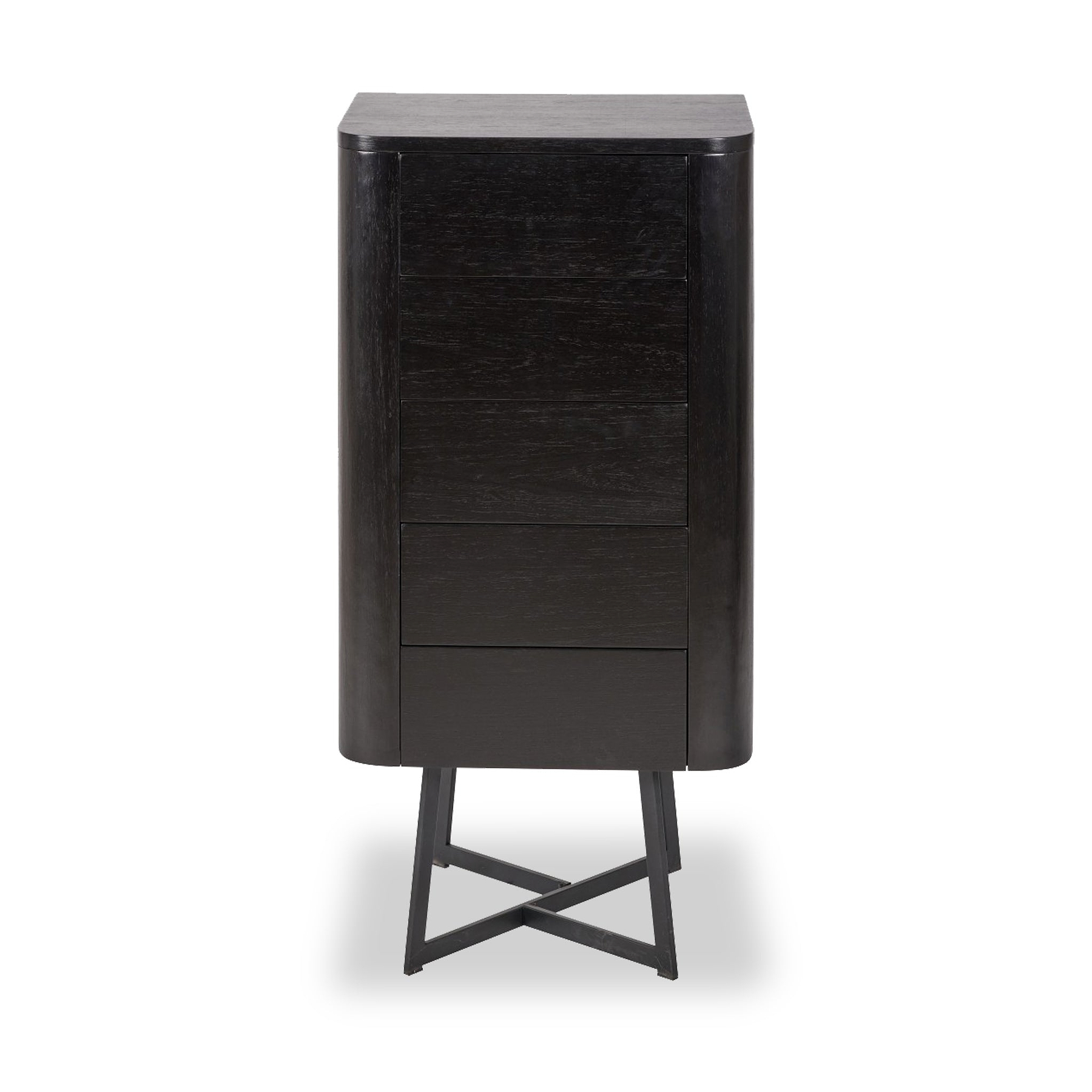 Ukiah Black Ash Tallboy from Roseland Furniture