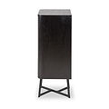 Ukiah Black Ash Tallboy from Roseland Furniture