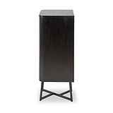 Ukiah Black Ash Tallboy from Roseland Furniture