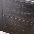 Ukiah Black Ash 2 Door Low Unit from Roseland Furniture