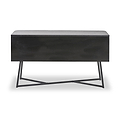 Ukiah Black Ash 2 Door 2 Drawer Sideboard from Roseland Furniture