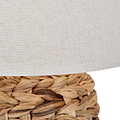 Zadi Natural Plaited Tall Water Hyacinth Table Lamp from Roseland Furniture