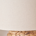 Zadi Natural Plaited Tall Water Hyacinth Table Lamp from Roseland Furniture