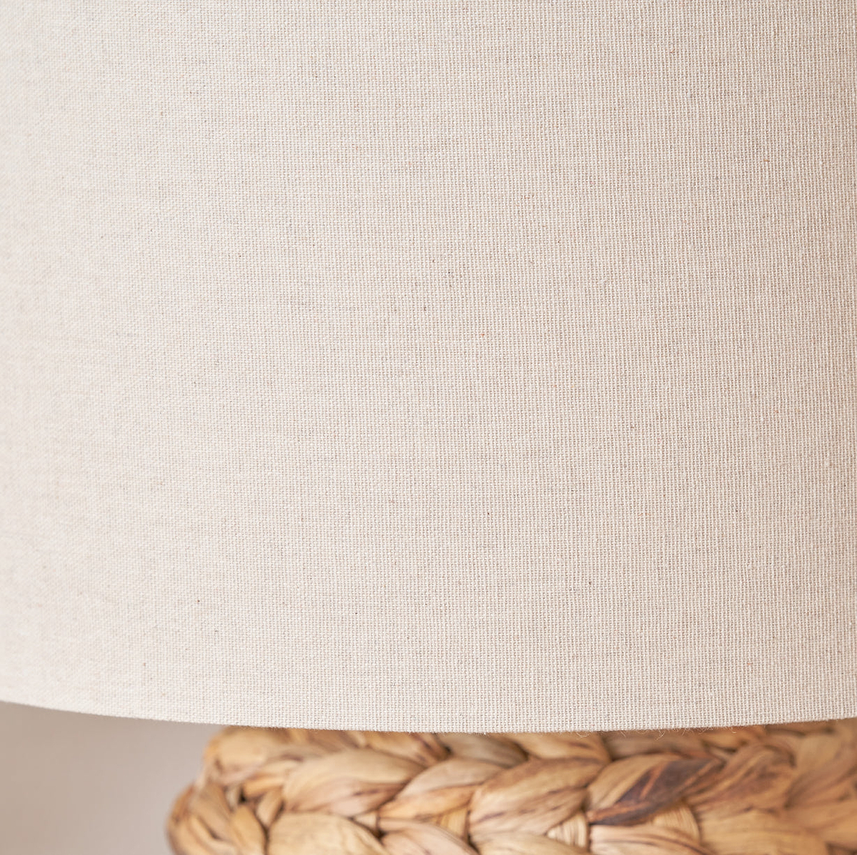 Zadi Natural Plaited Tall Water Hyacinth Table Lamp from Roseland Furniture
