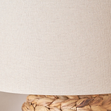 Zadi Natural Plaited Tall Water Hyacinth Table Lamp from Roseland Furniture