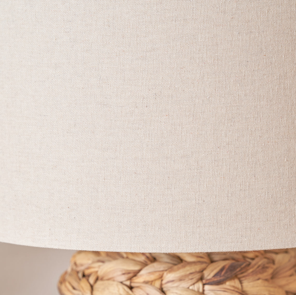 Zadi Natural Plaited Tall Water Hyacinth Table Lamp from Roseland Furniture