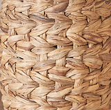 Zadi Natural Plaited Tall Water Hyacinth Table Lamp from Roseland Furniture