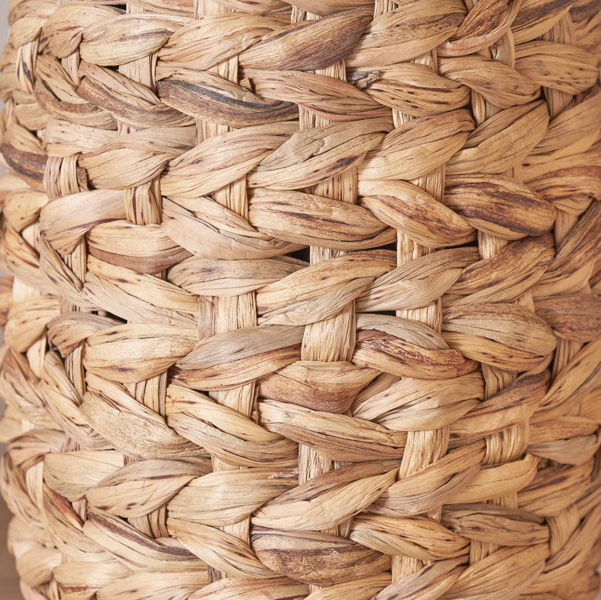 Zadi Natural Plaited Tall Water Hyacinth Table Lamp from Roseland Furniture