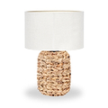 Zadi Natural Plaited Tall Water Hyacinth Table Lamp from Roseland Furniture