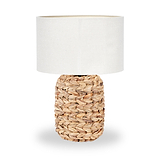 Zadi Natural Plaited Tall Water Hyacinth Table Lamp from Roseland Furniture