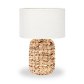 Zadi Natural Plaited Tall Water Hyacinth Table Lamp from Roseland Furniture