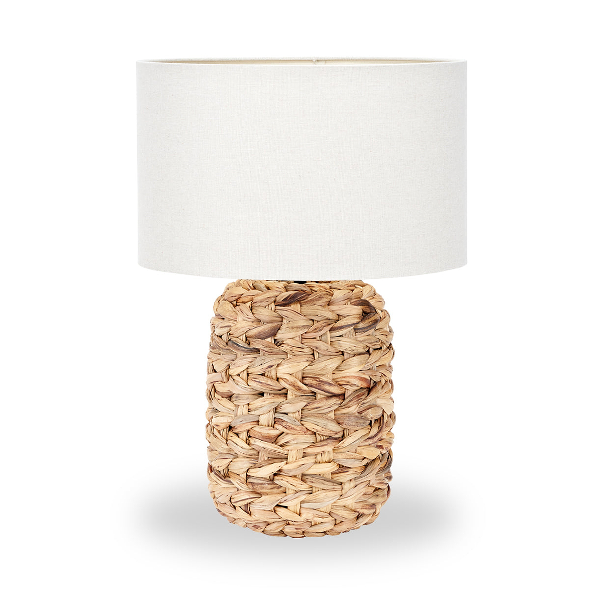 Zadi Natural Plaited Tall Water Hyacinth Table Lamp from Roseland Furniture