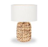 Zadi Natural Plaited Tall Water Hyacinth Table Lamp from Roseland Furniture