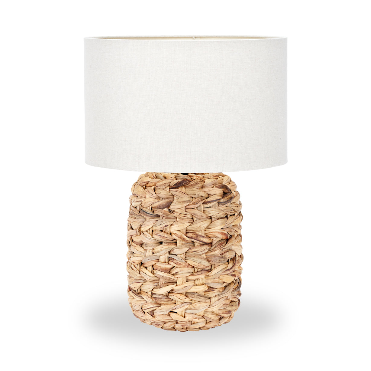 Zadi Natural Plaited Tall Water Hyacinth Table Lamp from Roseland Furniture