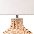 Caswell Natural Rattan Cloche Table Lamp from Roseland Furniture