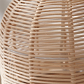 Caswell Natural Rattan Cloche Table Lamp from Roseland Furniture