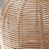 Caswell Natural Rattan Cloche Table Lamp from Roseland Furniture