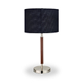 Gianni Brushed Silver Table Lamp from Roseland Furniture