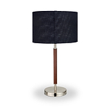 Gianni Brushed Silver Table Lamp from Roseland Furniture