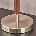 Gianni Brushed Silver Table Lamp from Roseland Furniture