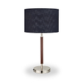 Gianni Brushed Silver Table Lamp from Roseland Furniture