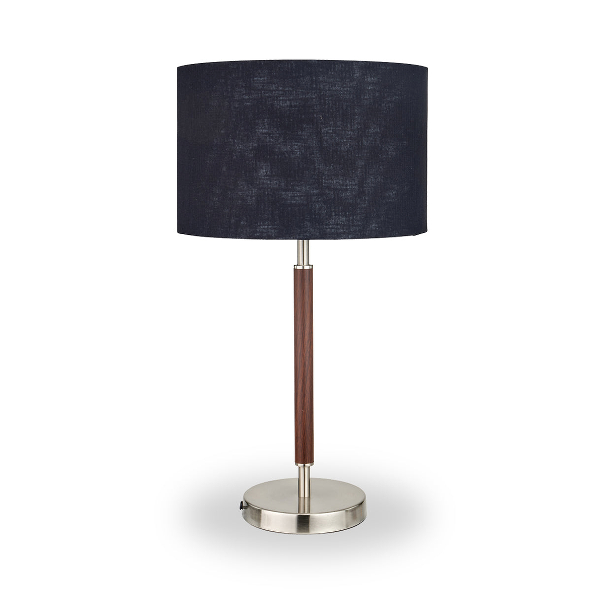 Gianni Brushed Silver Table Lamp from Roseland Furniture