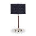 Gianni Brushed Silver Table Lamp from Roseland Furniture