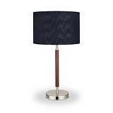 Gianni Brushed Silver Table Lamp from Roseland Furniture