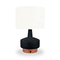 Elio Ceramic Table Lamp Black from Roseland Furniture