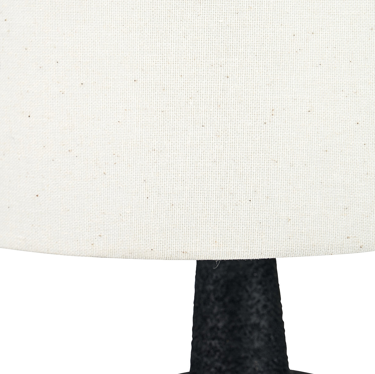Elio Ceramic Table Lamp Black from Roseland Furniture
