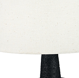 Elio Ceramic Table Lamp Black from Roseland Furniture
