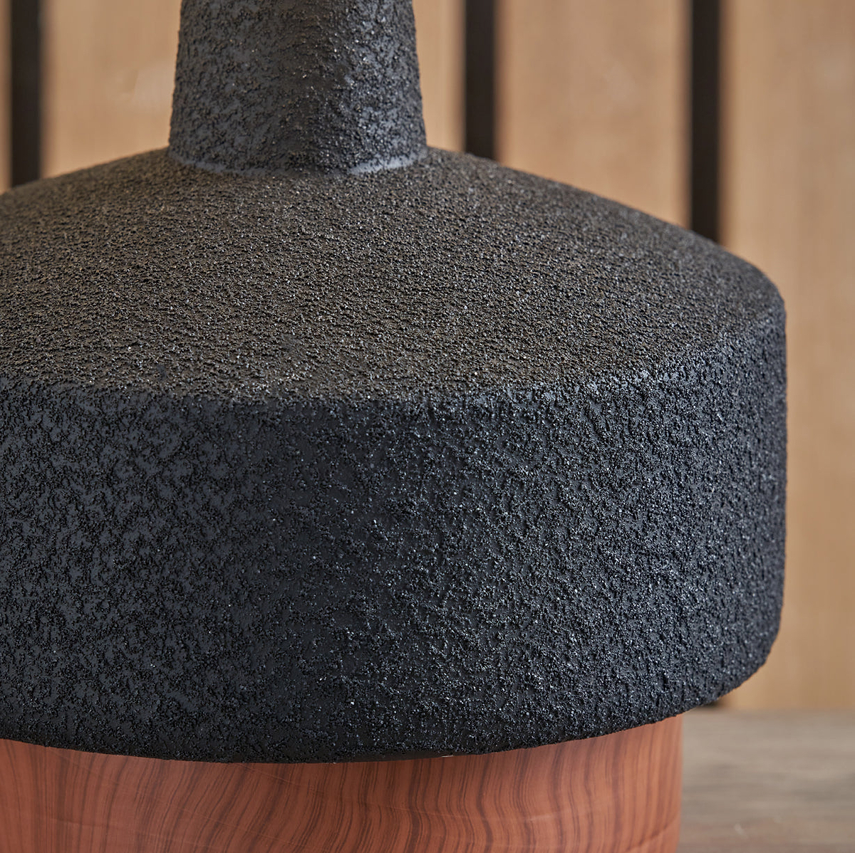 Elio Ceramic Table Lamp Black from Roseland Furniture