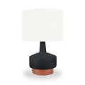 Elio Ceramic Table Lamp Black from Roseland Furniture