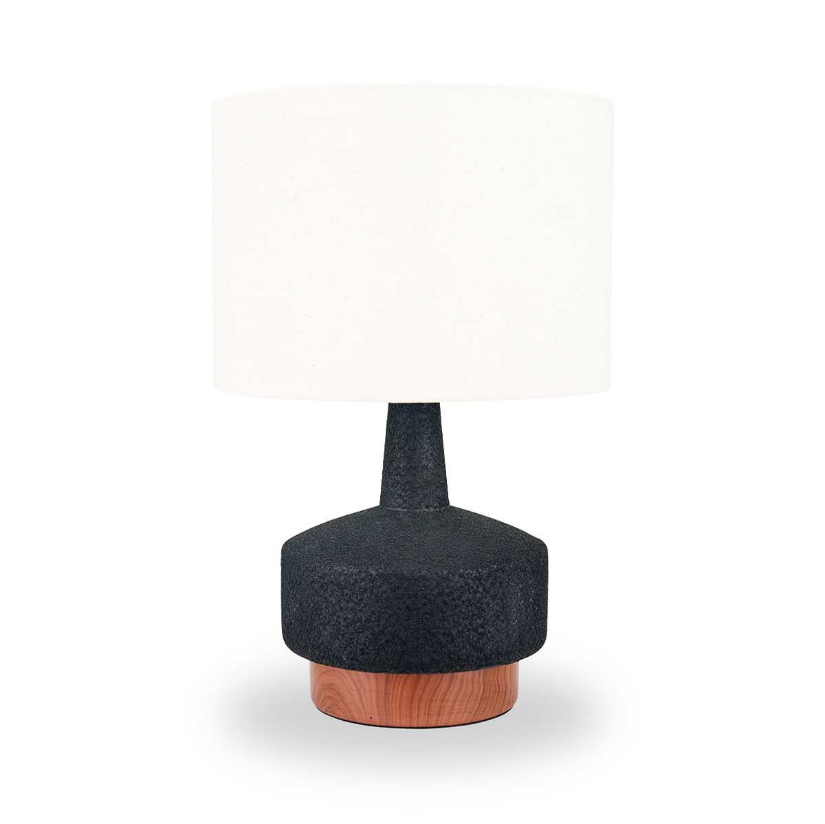 Elio Ceramic Table Lamp Black from Roseland Furniture
