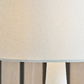 Elio Ceramic Table Lamp White from Roseland Furniture