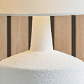 Elio Ceramic Table Lamp White from Roseland Furniture