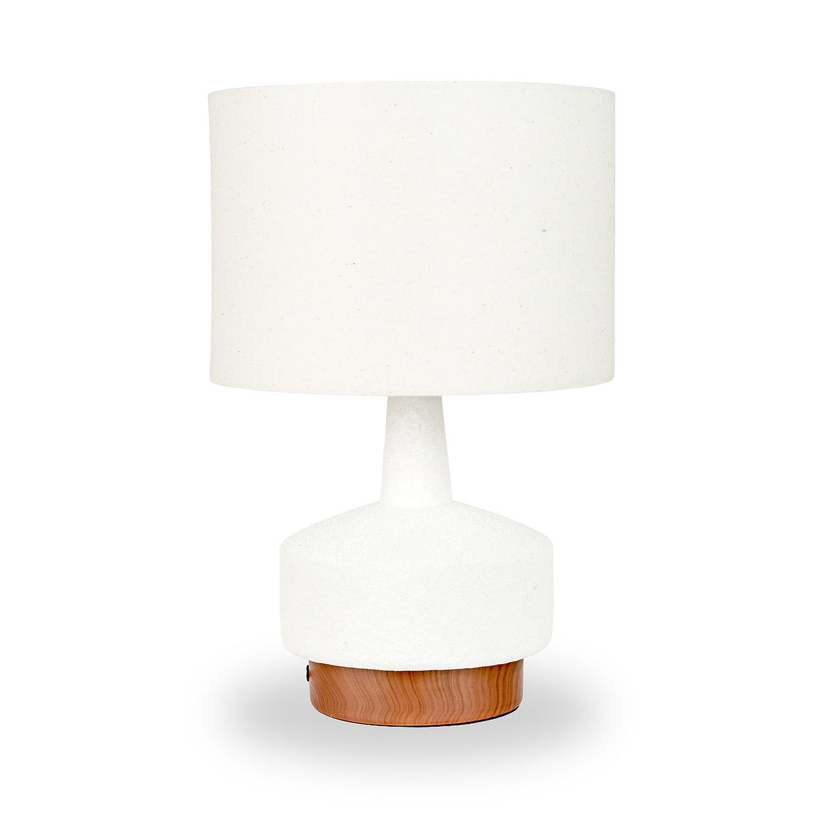 Elio Ceramic Table Lamp White from Roseland Furniture
