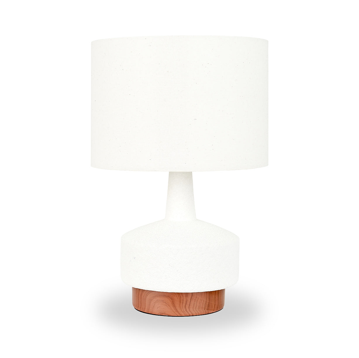 Elio Ceramic Table Lamp White from Roseland Furniture