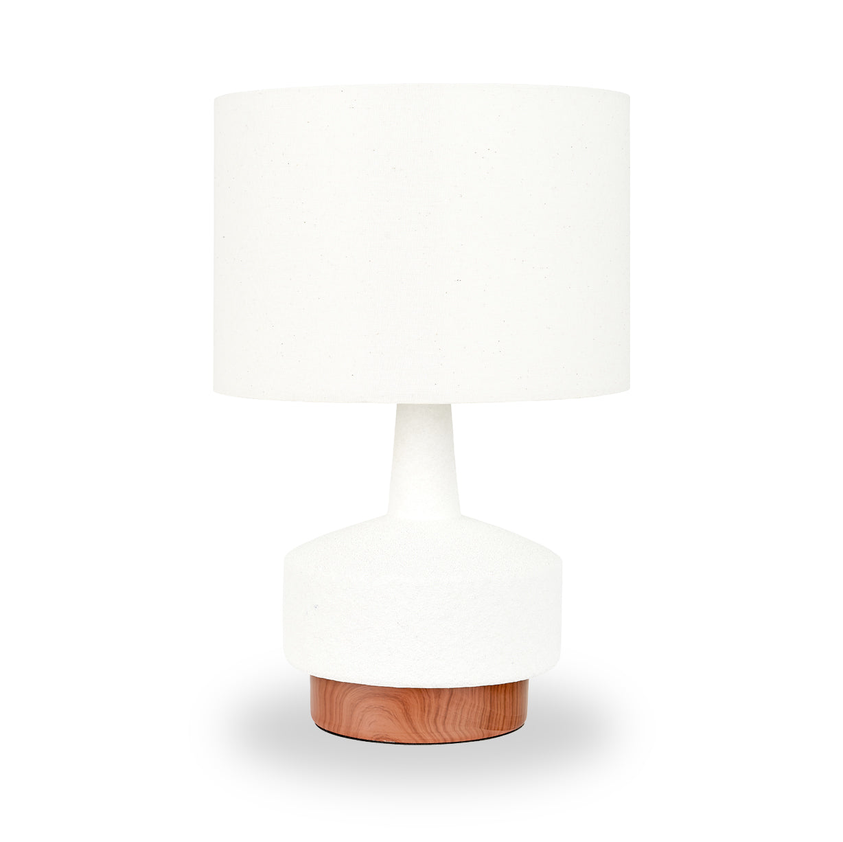 Elio Ceramic Table Lamp White from Roseland Furniture