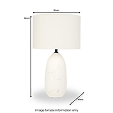 Erika Vintage Ceramic Table Lamp from Roseland Furniture